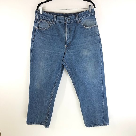Carhartt Other - Carhartt Fire Resistant Cotton Blend Loose Fit Straight Leg Jeans Size 36x30